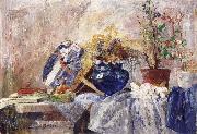 James Ensor Still life with Blue Vase and Fan oil